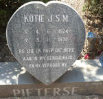 PIETERSE Kotie J.S.M. 1924-1972