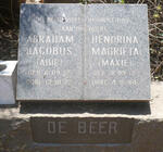 BEER Abraham Jacobus, de 1912-1972 & Hendrina Magrieta 1913-1984