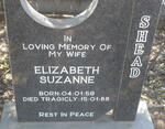 SHEAD Elizabeth Suzanne 1959-1988