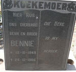 KOEKEMOER Bennie 1949-1966