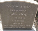 WAL Jan, v.d. 1946-1966
