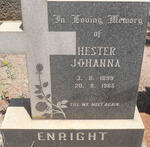 ENRIGHT Hester Johanna 1899-1965