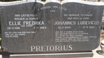 PRETORIUS Johannes Lodevicus 1909-1965 & Ellie Fredrika SWART 1916-1984
