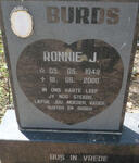 BURDS Ronnie J. 1948-2000