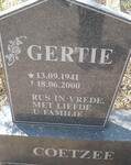 COETZEE Gertie 1941-2000
