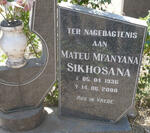 SIKHOSANA Mateu Mfanyana1936-2000
