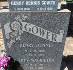 GOWER Henry Dennis 1908-1969 & Gerty Magrietha 1911-1992 :: GOWER Henry Dennis 1968-1982