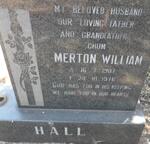 HALL Merton William 1907-1976