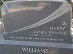 WILLIAMS Harry James Francis 1930-1976
