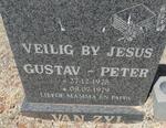 ZYL Gustav, van 1978-1979 :: VAN ZYL Peter 1978-1979