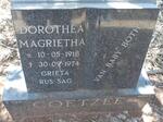COETZEE Dorothea Magrietha 1918-1974