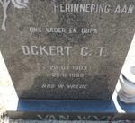 WYK Ockert C.T., van 1903-1968