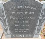 VENTER Paul Johannes 1907-1990