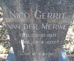 MERWE Nico Gerrit, van der 1971-1972