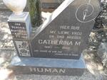 HUMAN Catherina M. 1887-1965