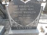 VENTER Maryna Magdalena 1879-1964