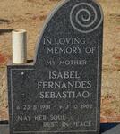 SEBASTIAO Isabel Fernandes 1901-1982