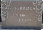 FERREIRA G. J. 1889-1972