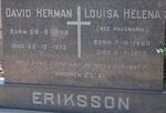 ERIKSSON David Herman 1888-1972 & Louisa Helena HAGEMANN 1889-1973