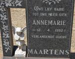 MAARTENS Annemarie 1982-1982