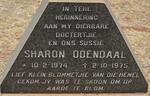 ODENDAAL Sharon 1974-1975