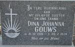 GOUWS Dina Johanna 1918-1974