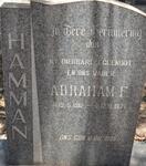 HAMMAN Abraham F. 1912-1971