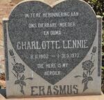 ERASMUS Charlotte Lennie 1902-1973