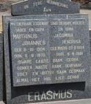 ERASMUS Marthinus Johannes 1904-1973 & Jacomina Hendrina 1904-1981