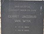 WYK Gerrit Jacobus, van 1884-1968