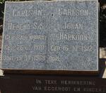 CARLSON Johan Harkoon 1912- & Helena S. S. BADENHORST 1910-1968