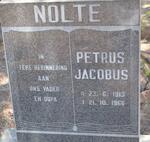 NOLTE Petrus Jacobus 1913-1966