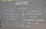 NOPPE Raymond 1895-1975 & Elizabeth Jacoba 1901-1964
