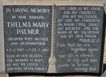 PALMER Thelma Mary 1907-1997