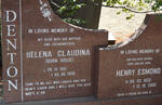 DENTON Henry Esmond 1922-2002 & Helena Claudina ROUX 1921-1990