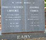 EABY Charles Frederick Lawrence 1910-1990 & Johanna Francis 1901-1991