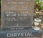 CHRYSTAL Denville William 1908-1990 & Lilian Elizabeth 1912-