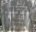 VILJOEN Francois Jacobus 1913-1974