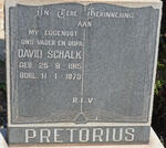 PRETORIUS David Schalk 1915-1973