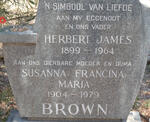BROWN Herbert James 1899-1964 & Susanna Francina Maria 1904-1979