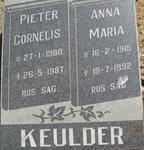 KEULDER Pieter Cornelis 1908-1987 & Anna Maria 1915-1992