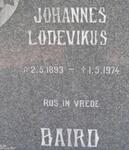 BAIRD Johannes Lodevikus 1893-1974