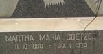 COETZEE Martha Maria 1890-1970