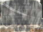 VENTER Maggel Maria Cathariene 1929-1982 :: VENTER Elizabeth Maria Catharina 1930-1970