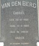 BERG Gabriël, van den 1905-1966