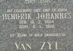 ZYL Hendrik Johannes, van 1904-1966