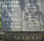 MARAIS Sarel Johannes 1927-2000