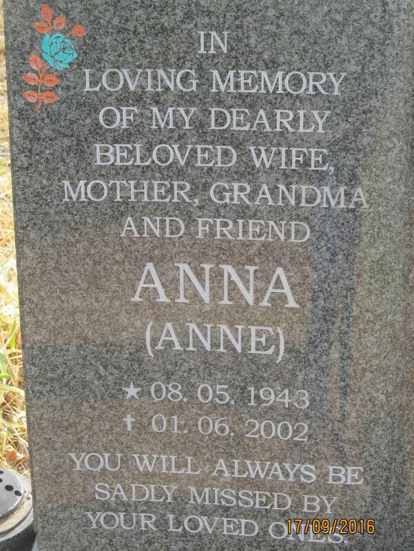 ? Anna 1943-2002