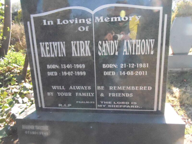 KIRK Kelvin 1969-1999 :: ANTHONY Sandy 1981-2011