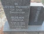 GREEN Susan Maria 1964-1982